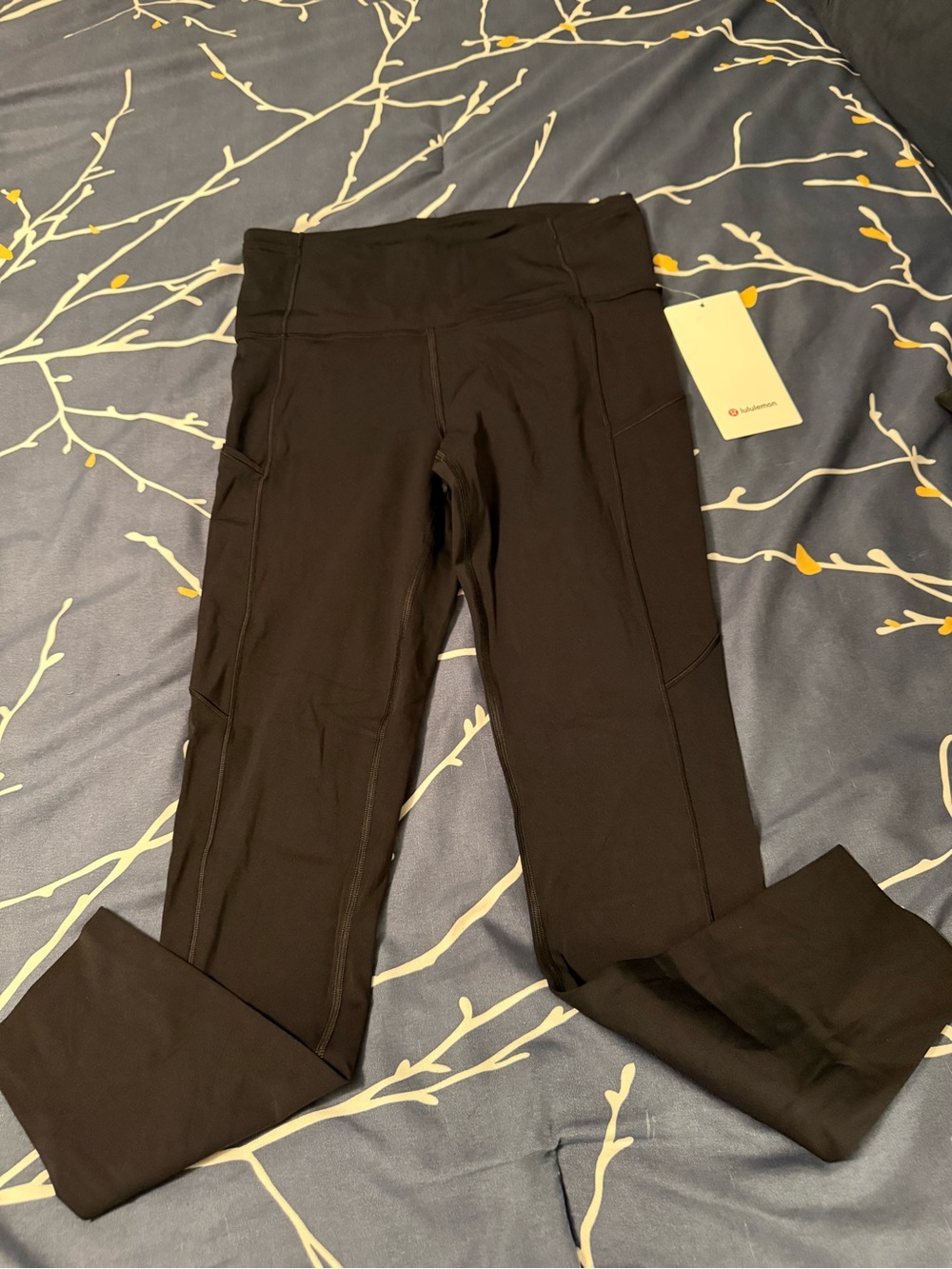 Lululemon Fast and Free HR Leggings, 25”, Black, NWT